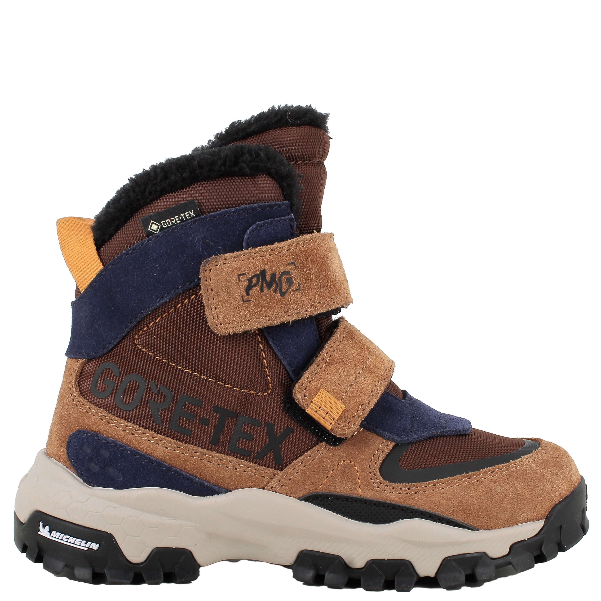 Śniegowce Dziecięce Primigi Gore-Tex 2431100 Brązowe – Zimowe Buty Ocieplane z Podeszwą Michelin - obrazek 2