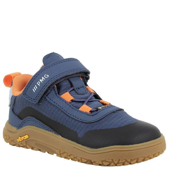Granatowo-pomarańczowe sneakersy dziecięce Primigi 2418066 Gore-Tex Vibram