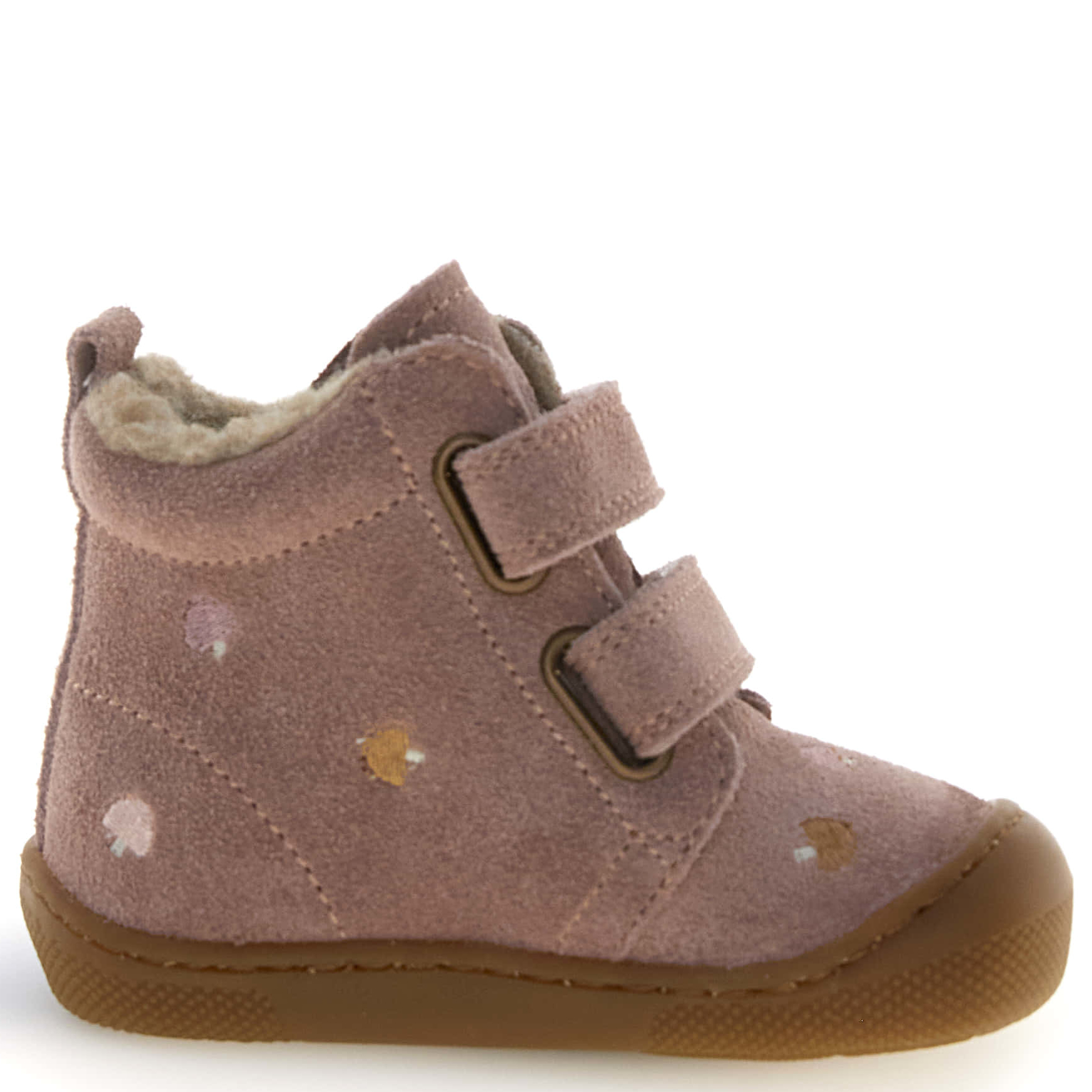 Trzewiki Dziecięce Naturino Barefoot Wiggghi Rose – Ocieplane Buty Zimowe Barefoot - obrazek 4