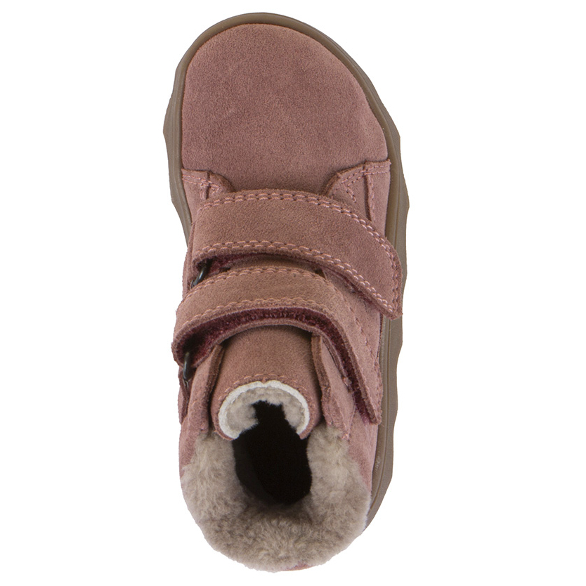 Trzewiki Dziecięce Zimowe Froddo Zeru Tex Furry Barefoot G2110151-5 Różowe z Membraną i Wełną - obrazek 6