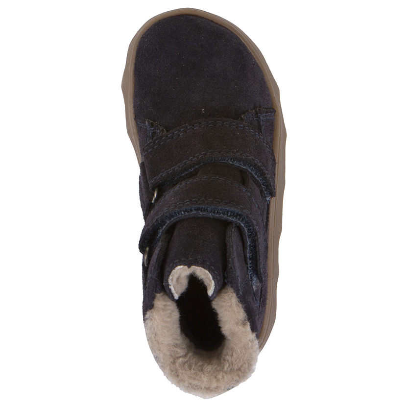 Trzewiki Dziecięce Zimowe Froddo Zeru Tex Furry Barefoot G2110151 Granatowe z Membraną i Wełną - obrazek 5