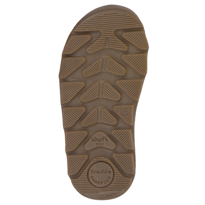Różowe trzewiki zimowe dziecięce barefoot Froddo Zeru Tex G3110151-5 z futerkiem