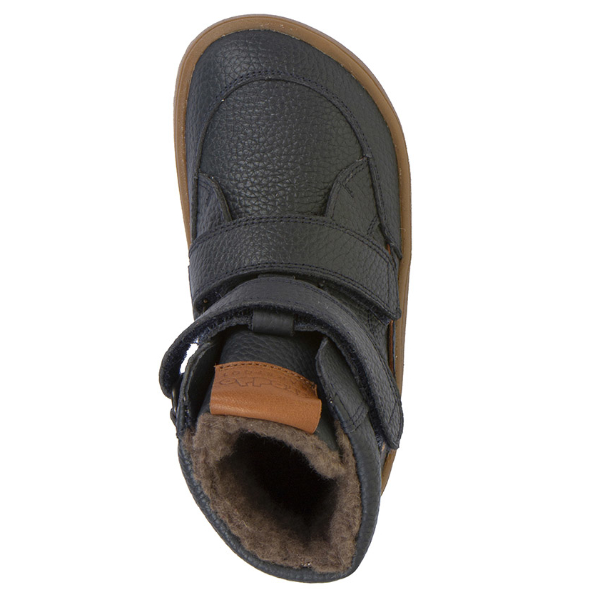 Śniegowce Dziecięce Froddo Barefoot Tex Wool G3160246 Dark Blue z Membraną i Wełną - obrazek 6