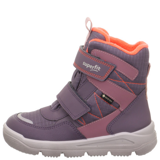 Śniegowce Dziecięce Superfit Mars Lila/Orange 1-009072-8500 – Zimowe Buty z Membraną Gore-Tex - obrazek 3