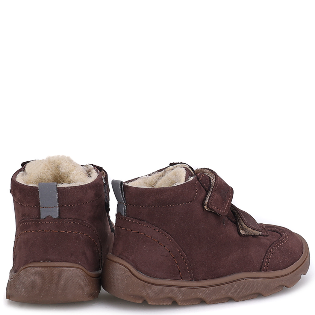 Zimowe buty Dziecięce Emel Kodiak Barefoot Brązowe EV 2725D-7 – Ocieplane Wełną z Membraną Te-Por - obrazek 3