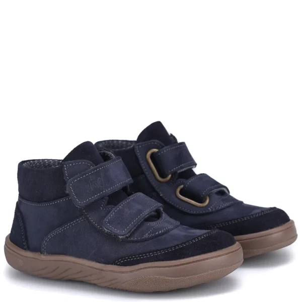 Skórzane buty przejściowe dziecięce z membraną Haga Barefoot EX 2754G-3