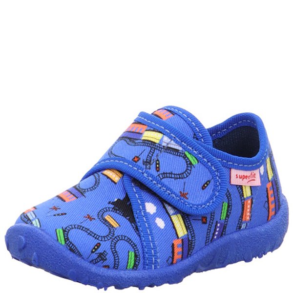 Superfit chłopięce kapcie SPOTTY Blau
