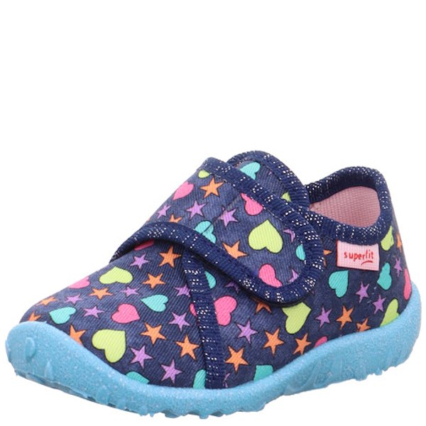 Superfit dziewczęce kapcie SPOTTY Blau