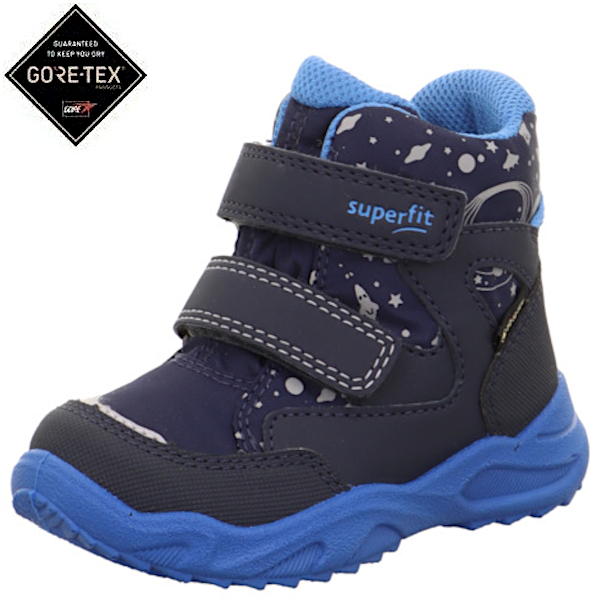 Lekkie buty zimowe Superfit Glacier Blau z membraną GoreTex