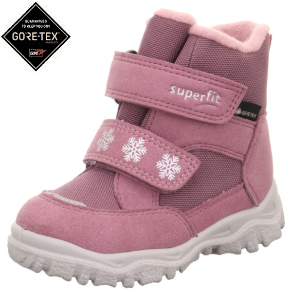 Superfit dziewczęce buty zimowe HUSKY1 Lila/Rosa z membraną GoreTex