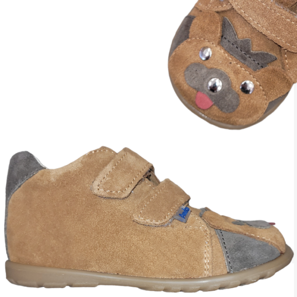 Ameko trampeczki Pierwsze Kroczki A19 LION Caramel