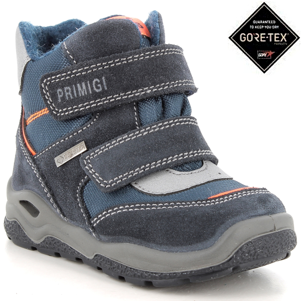 PRIMIGI ciemnoniebieskie buty zimowe z membraną GoreTex