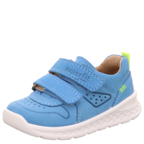 Buty dla dzieci Superfit lekkie i elastyczne BREEZE Hellblau/Gelb