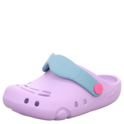 SUPERFIT klapki do wody barefoot Splash-C Lila/Hellgrun
