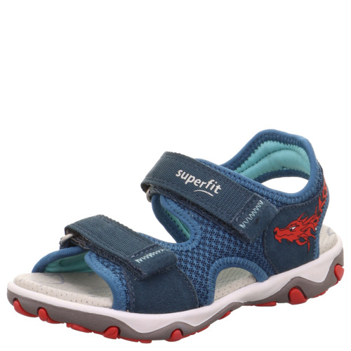 Chłopięce sandały Superfit Mike 3.0 Blau/Rot