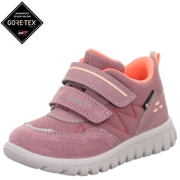 Superfit lekkie buty sportowe SPORT7 MINI Lila/Orange z membraną GoreTex