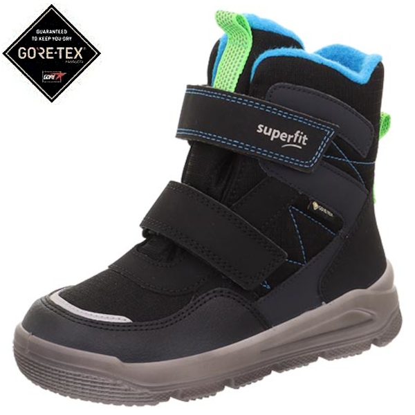 Buty zimowe Superfit z membraną GoreTex MARS Schwarz/Turkis