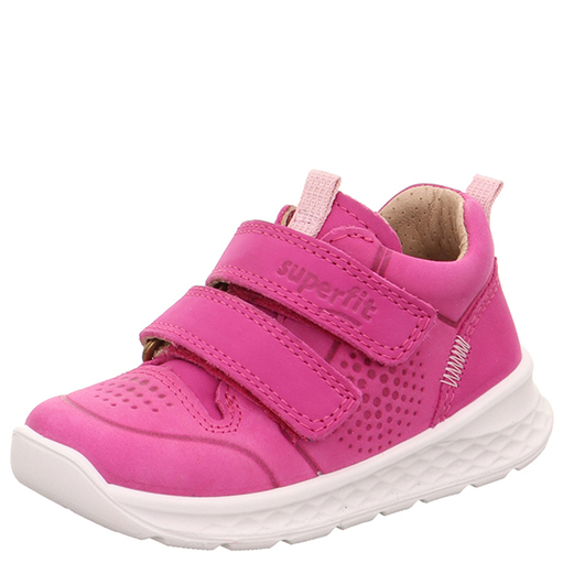 Superfit lekkie i elastyczne dziewczęce półbuty BREEZE Pink/Rosa