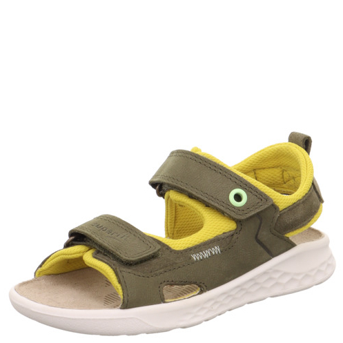 SUPERFIT lekkie sandały Lagoon Midi Grun/Gelb