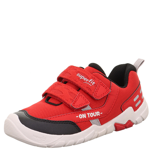 Superfit sportowe buty dziecięce Barefoot Trace Rot/Schwarz