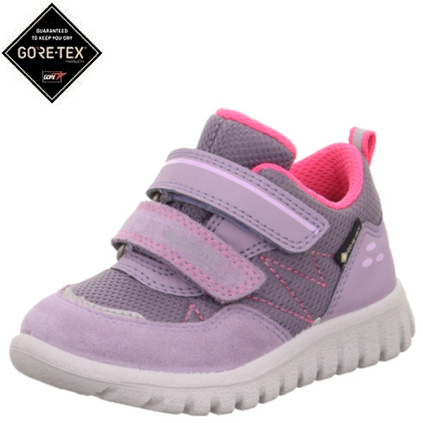 Superfit lekkie buty sportowe SPORT7 MINI Lila/Pink z membraną GoreTex