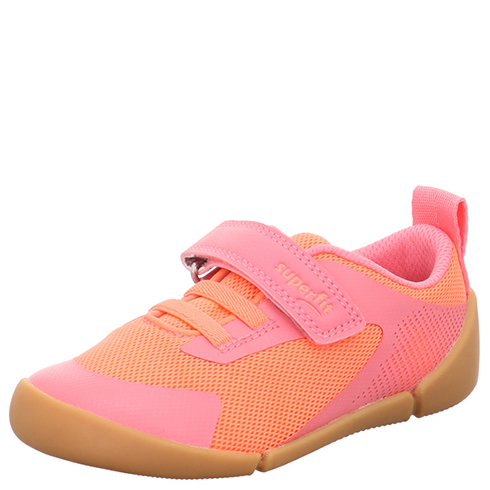 Superfit lekkie i elastyczne buty sportowe Barefoot Vento Rosa/Orange