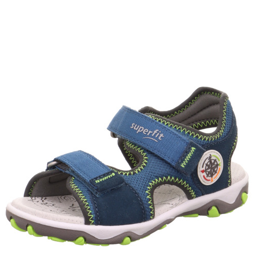Chłopięce sandały Superfit Mike 3.0 Blau/Gelb