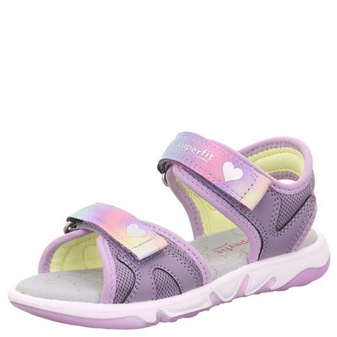 SUPERFIT szybkoschnące sandały dziewczęce Pebbles Lila