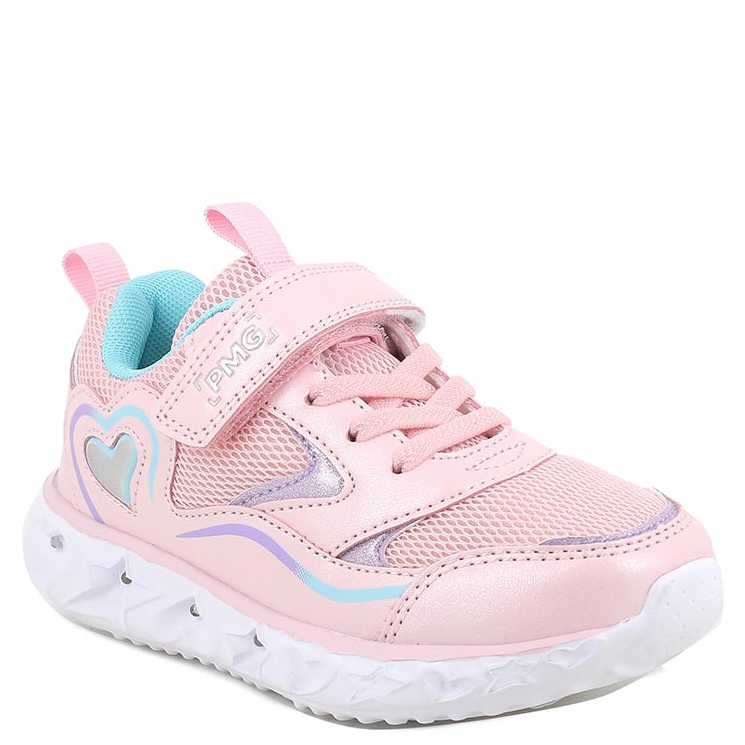 Buty Primigi lekkie różowe Sneakersy ze światełkami w podeszwie