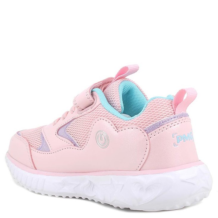 Buty Primigi lekkie różowe Sneakersy ze światełkami w podeszwie - obrazek 3