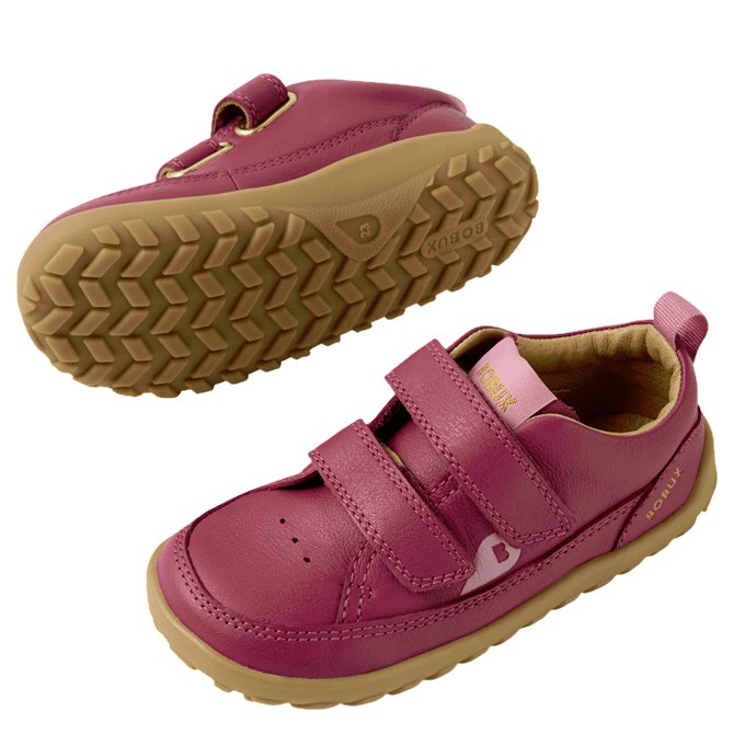 Bobux półbuty barefoot I Walk Alpha Dawn Beaujolias - obrazek 4