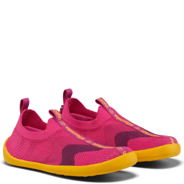 Affenzahn lekkie wsuwane buty barefoot Knit Flinky Bird Pink
