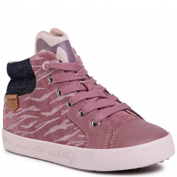 Geox Trampki dla dziewczynki B KILWI G. C Rose Smoke