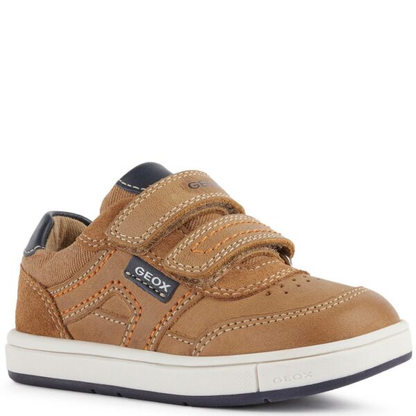 Buty GEOX Sneakersy B Trottola B.A Caramel/Navy