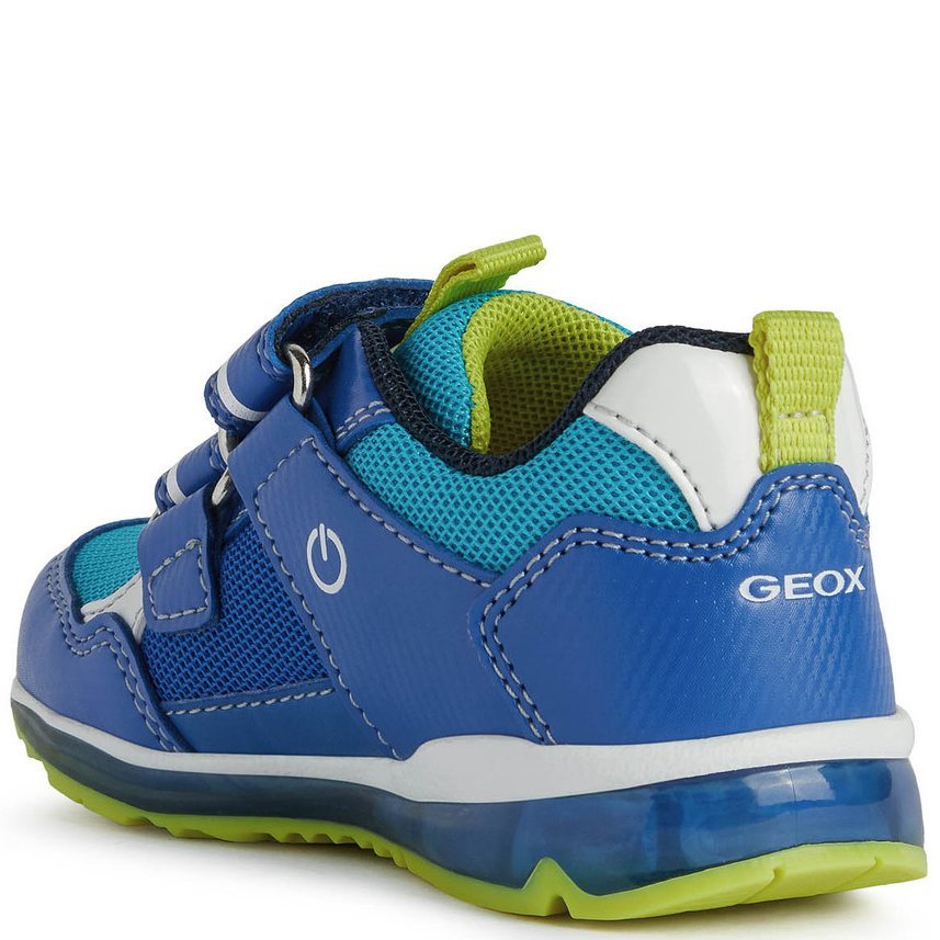 Buty Geox Sneakersy dla chłopca B Todo B. A Royal/Lime Green - obrazek 4