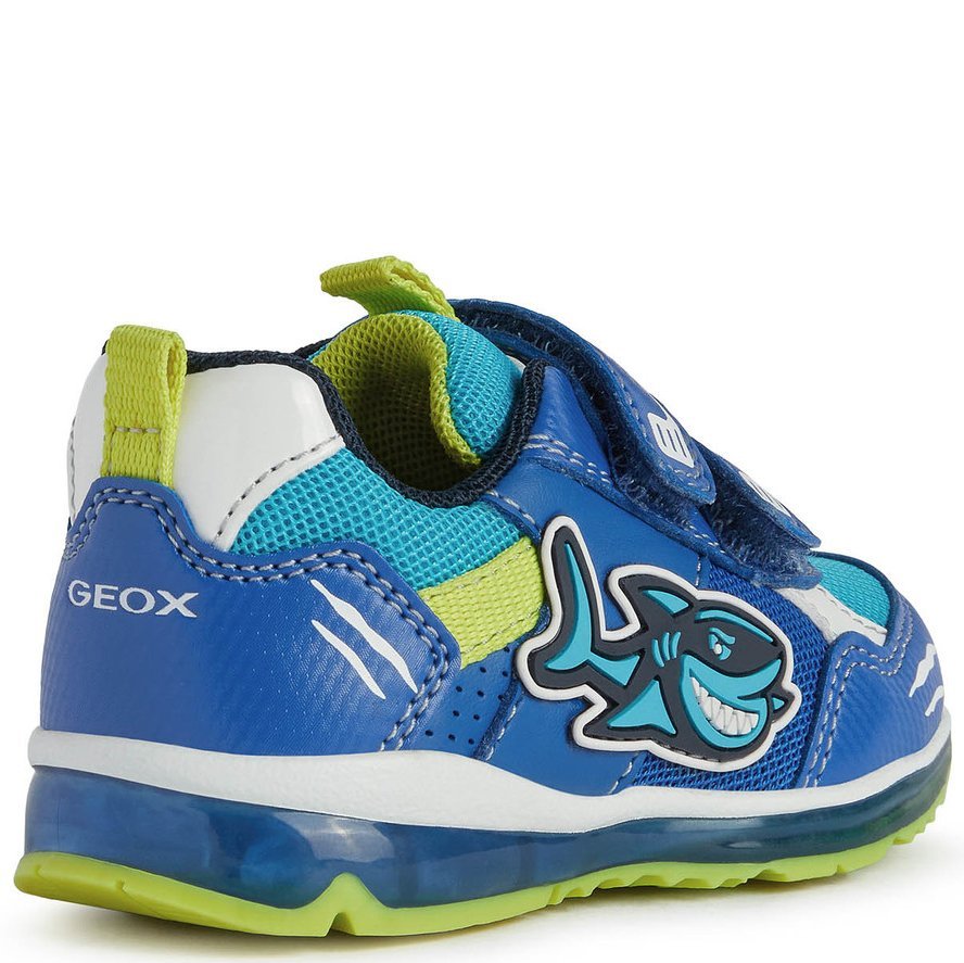Buty Geox Sneakersy dla chłopca B Todo B. A Royal/Lime Green - obrazek 3
