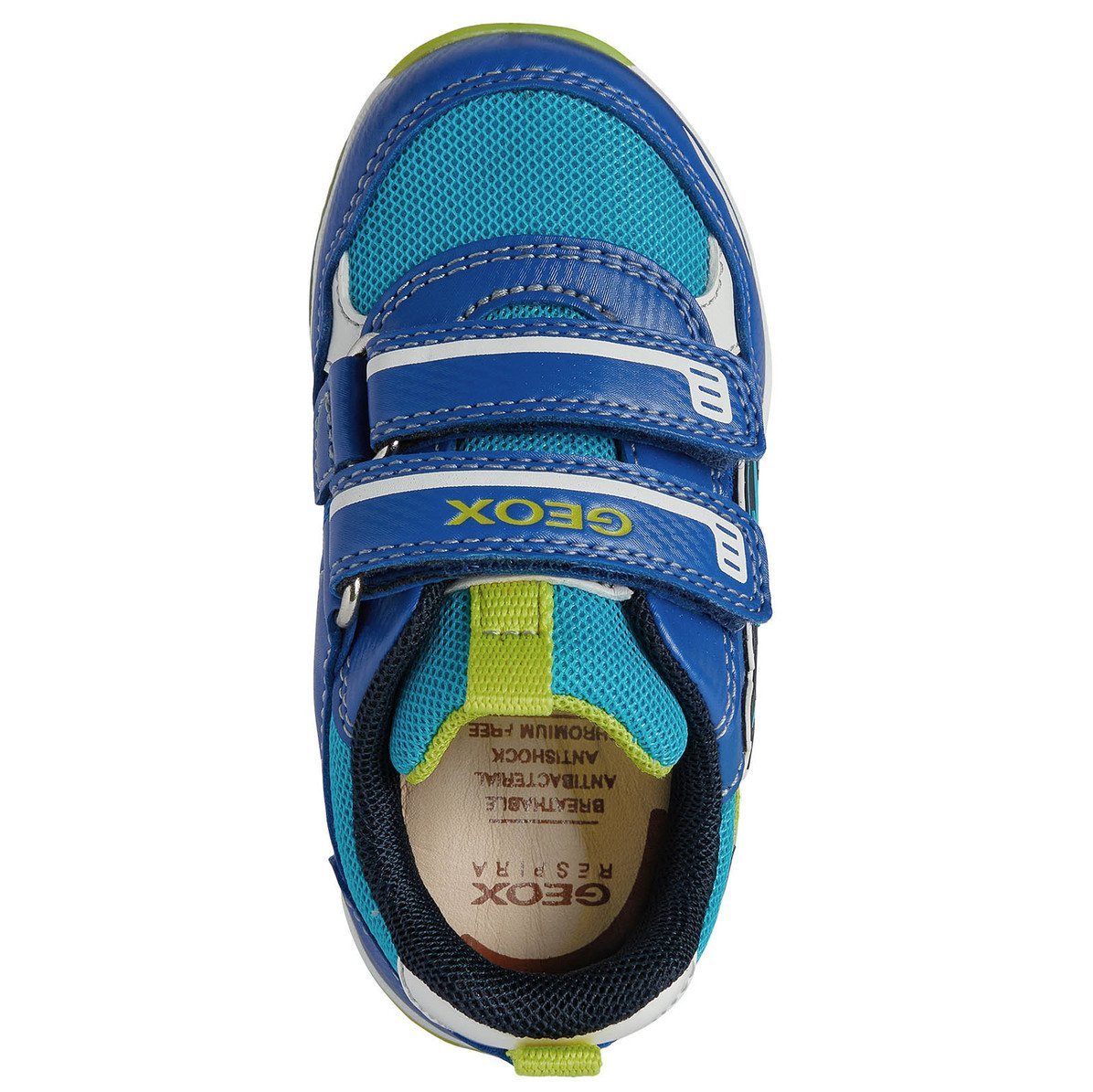 Buty Geox Sneakersy dla chłopca B Todo B. A Royal/Lime Green - obrazek 5