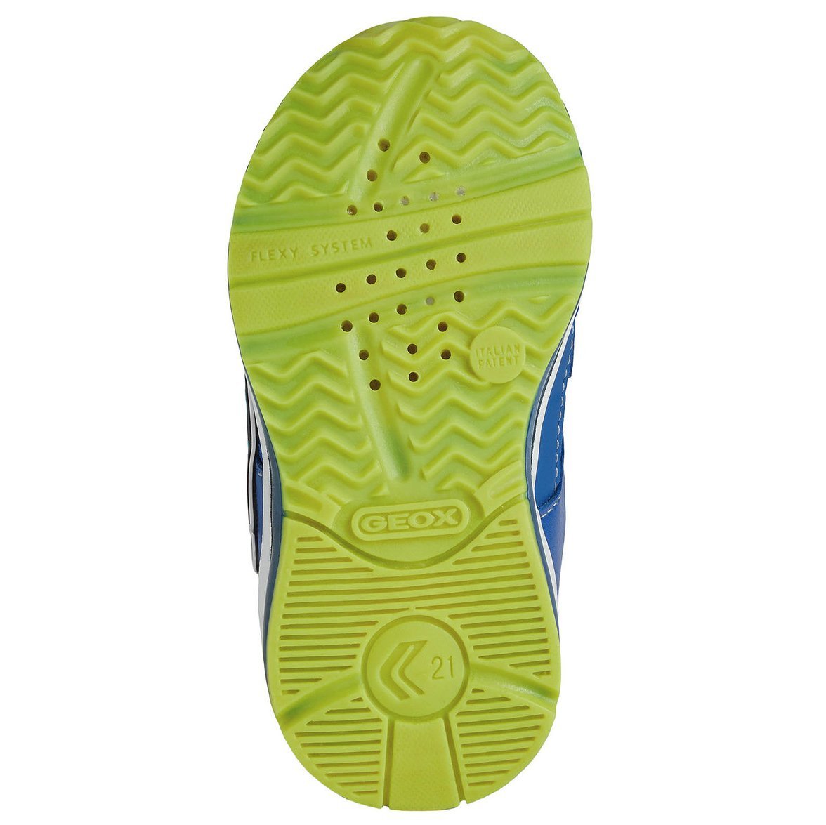 Buty Geox Sneakersy dla chłopca B Todo B. A Royal/Lime Green - obrazek 6