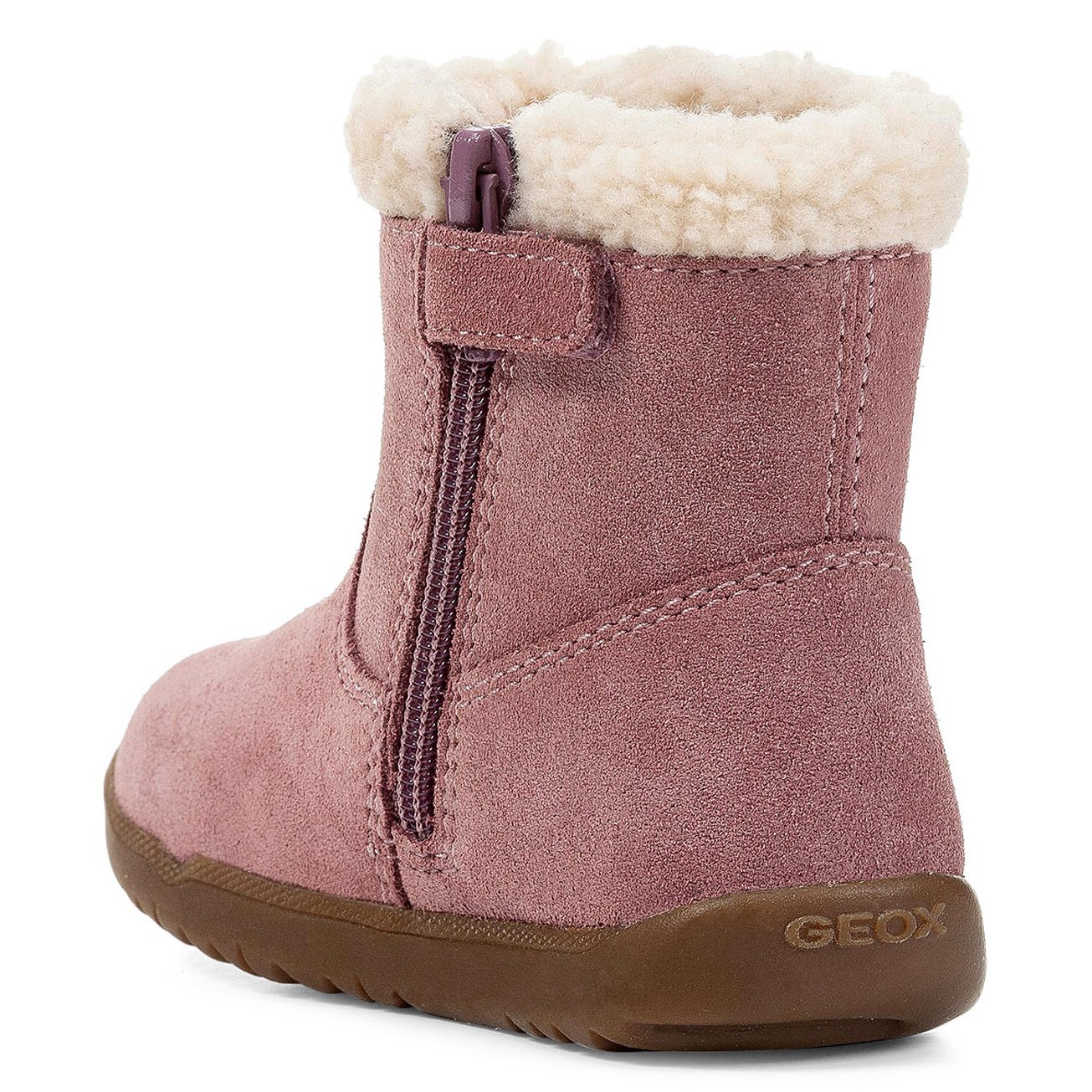 Dziewczęce buty zimowe GEOX B Macchia G. B Rose Smoke - obrazek 3