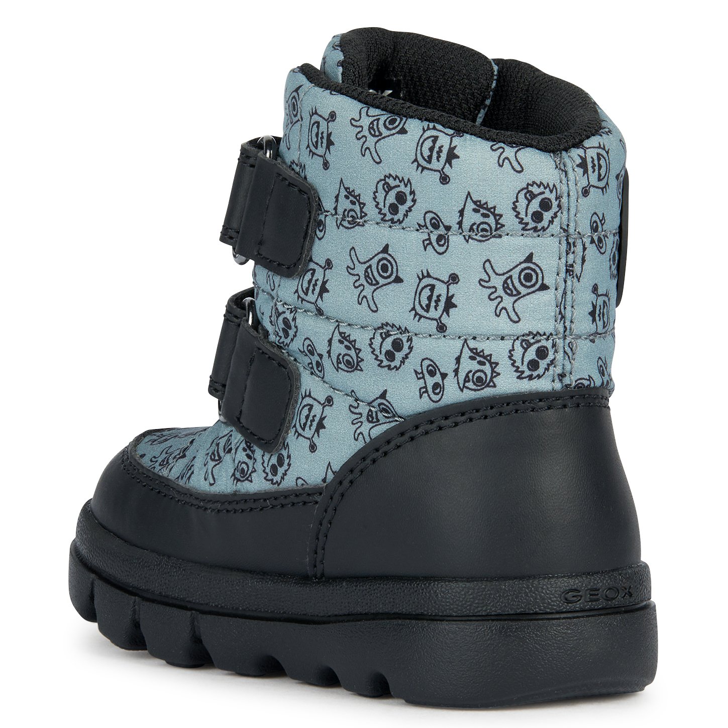 Śniegowce GEOX B Willaboom B. B ABX Sage/Orange - obrazek 3