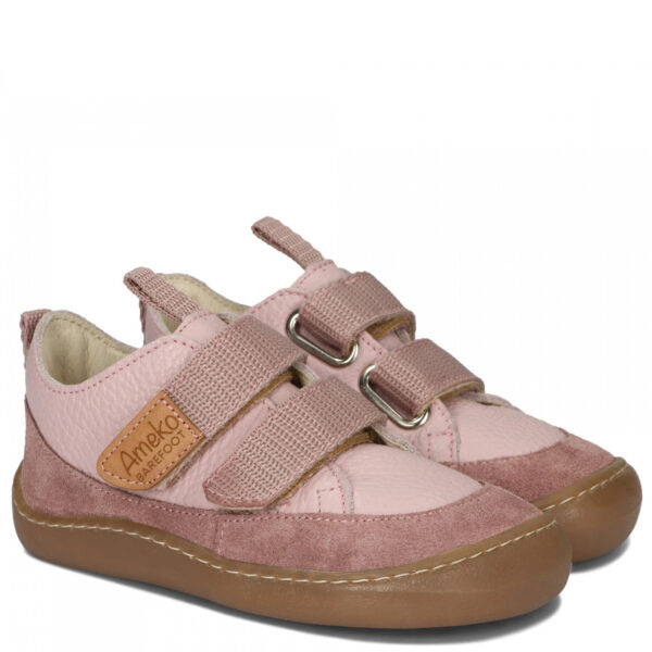 Dziewczęce półbuty barefoot Ameko AFRO Rose