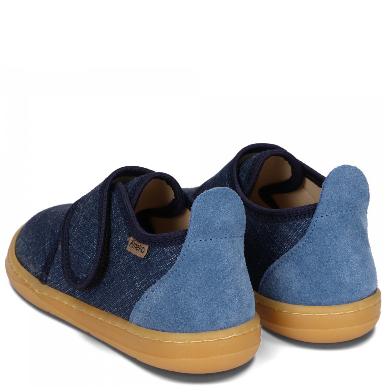 Chłopięce kapcie barefoot Ameko Jeans - obrazek 3