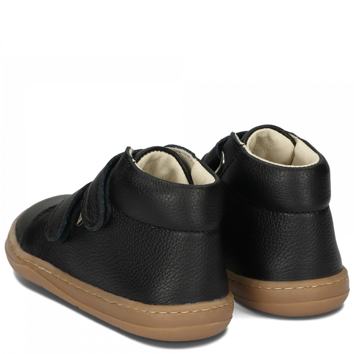 Buty Ameko Trzewiki skórzane Barefoot Dakota Black - obrazek 3