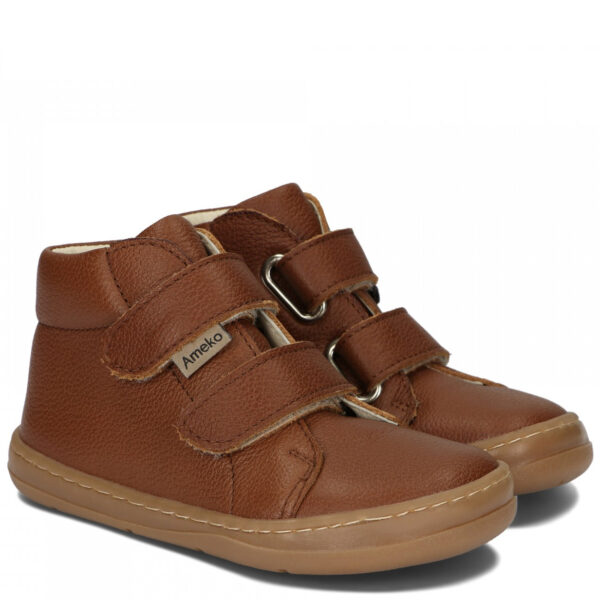 Buty Ameko Trzewiki skórzane Barefoot Dakota Brown
