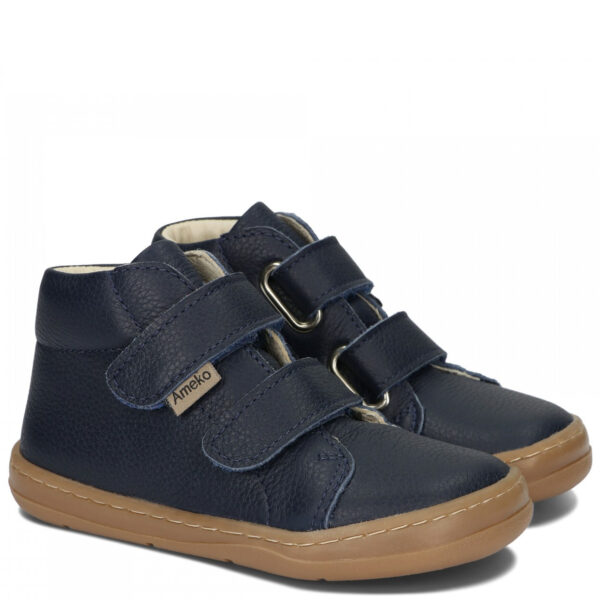 Buty Ameko Trzewiki skórzane Barefoot Dakota Royal