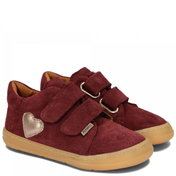 Buty Ameko barefoot Dash Hearts Ruby