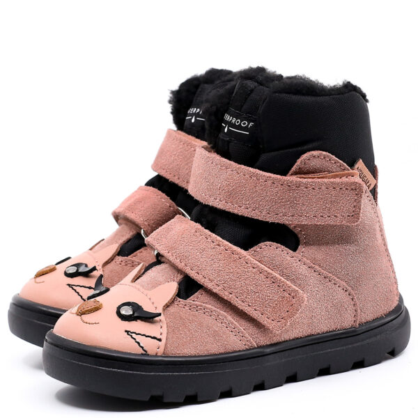 Buty zimowe Mrugała Mali Kitty Rosa z membraną Te-Por
