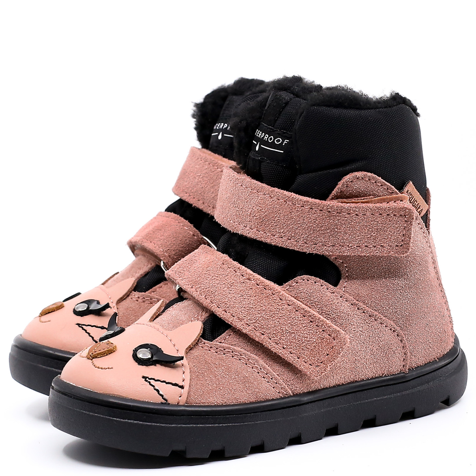 Buty zimowe Mrugała Mali Kitty Rosa z membraną Te-Por