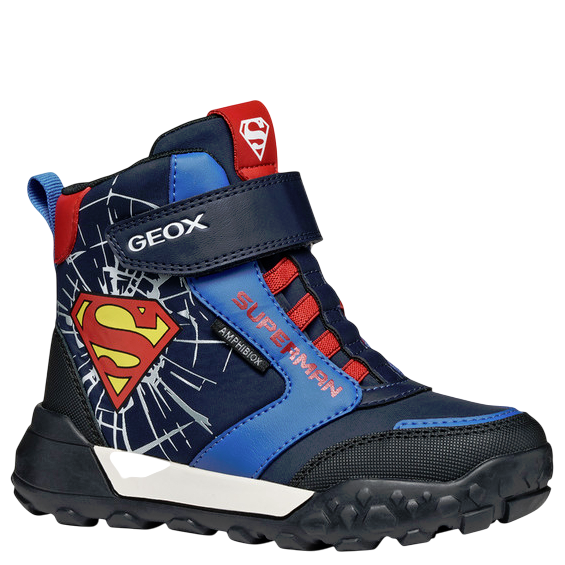 GEOX Buty zimowe J Trekkyup B ABX E Superman Navy
