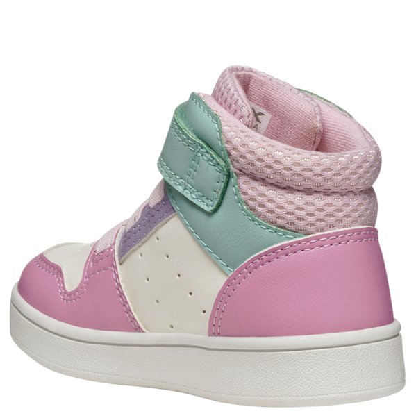 GEOX buty dla dzieci B Eclyper A White/DK Pink - obrazek 4
